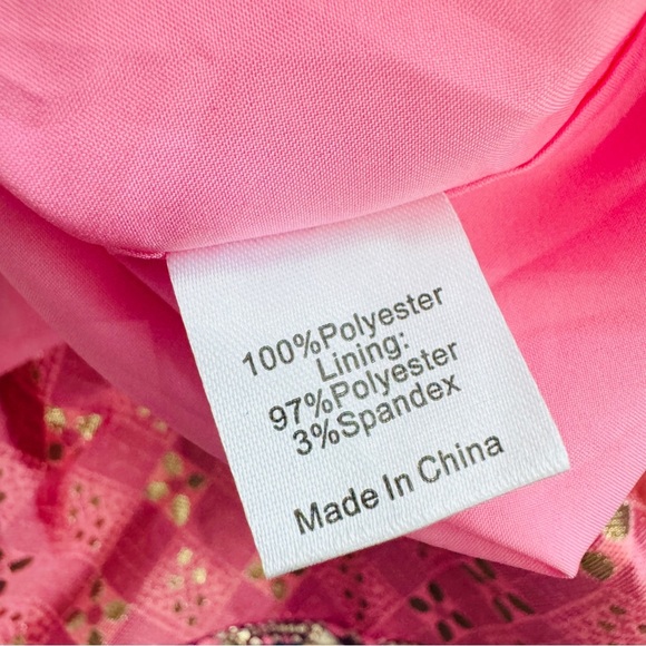 Tuckernuck Champagne Dreams Essie brocade Elegant Sleeveless Dress NEW - Picture 9 of 9